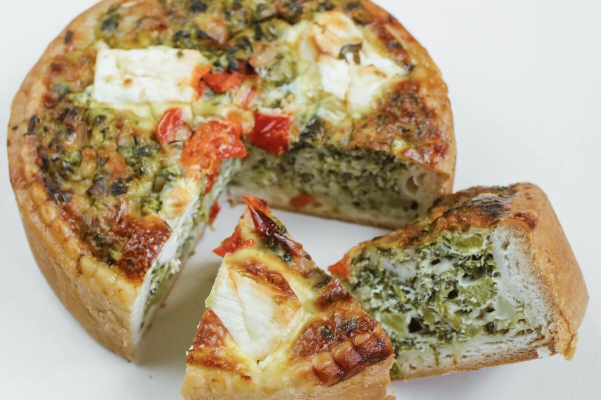 Receita: Torta de Batata Doce e Espinafre (Vegetariana)