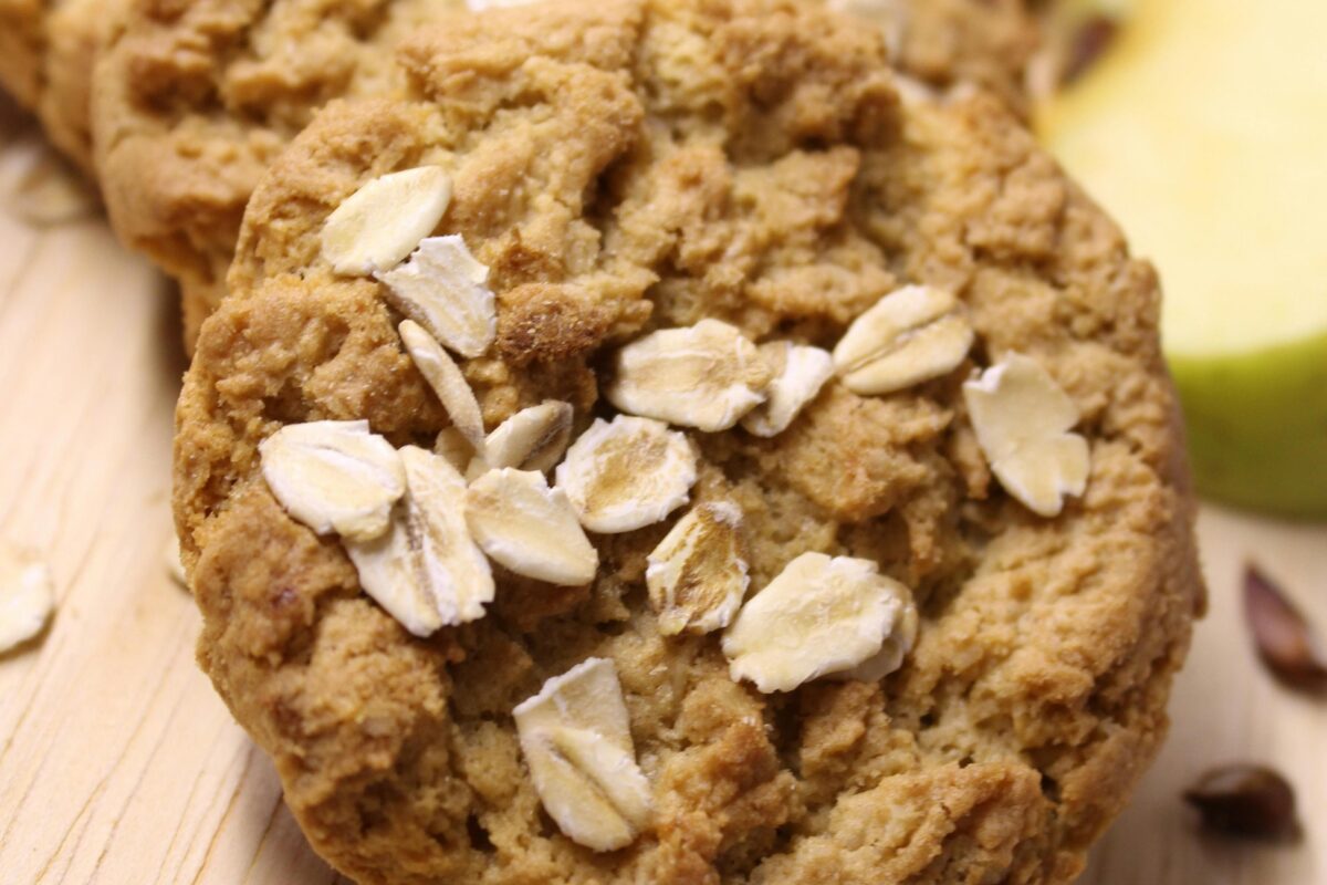 Receita: Biscoito de maçã e canela (sem açúcar)