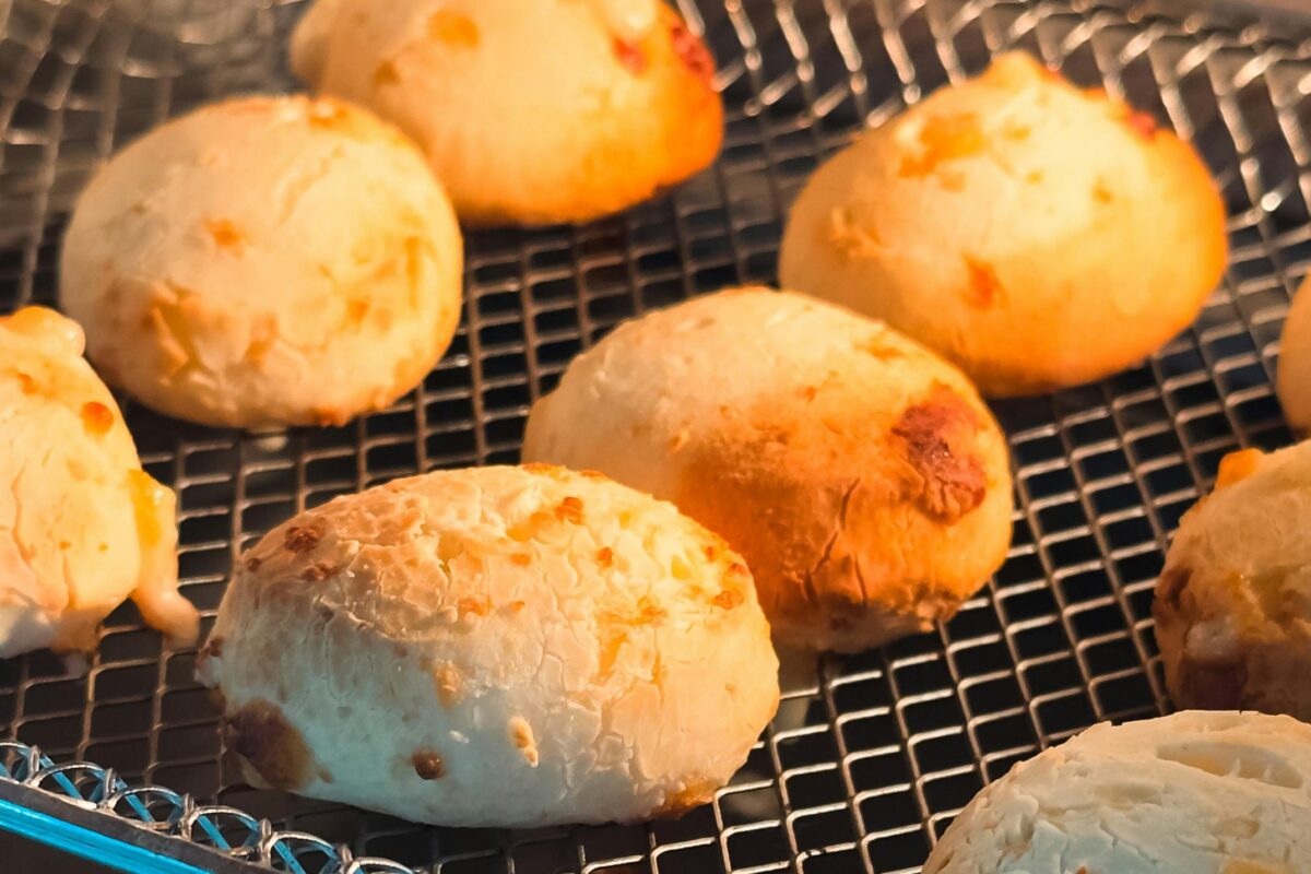 Receita: pão de queijo (sem lactose)